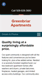 Mobile Screenshot of greenbriarapt.com